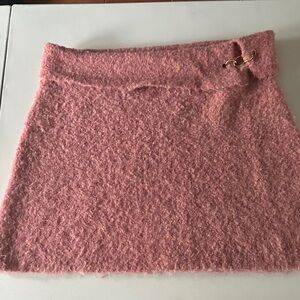 Wild Fable Pink Textured Mini Skirt